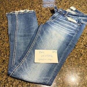 BKE Women's Boot Cut Jeans in Blue